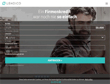 Tablet Screenshot of lendico.com